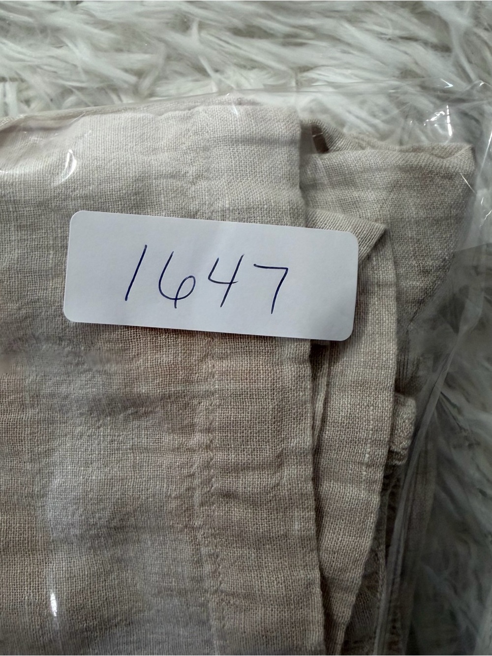 C&C California Women’s Wide Leg Linen Pants Size Medium Cream Pull On Vacation - Picture 9 of 9